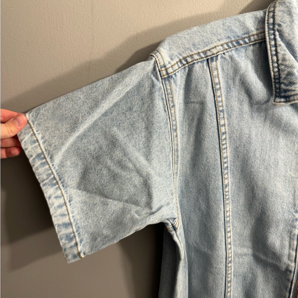 We The Free On the Run Coverall Light Blue Denim Size Small - Picture 5 of 11